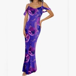 MASCOMODA Spaghetti Strap Long Maxi Dress #734